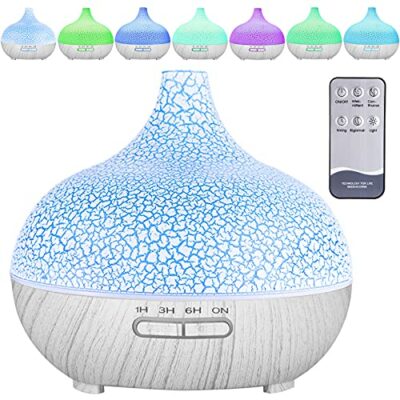 550ml Aroma Diffuser,MAISITOO Ultra Leise Ultraschall Luftbefeuchter Aromatherapie 1