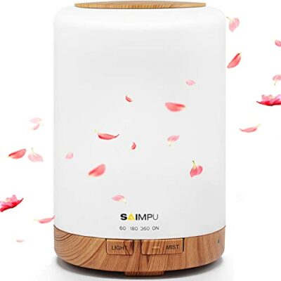 Aroma Diffuser, 300ML Leiser Ultraschall Luftbefeuchter DuftöL Diffuser, Wasserlose Abschaltautomatik 1