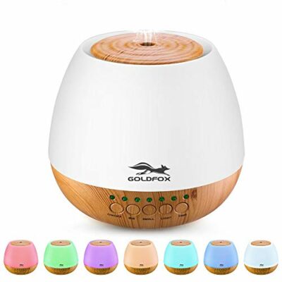 Aroma Diffuser 400ml GOLDFOX Ultraschall Luftbefeuchter Duftlampe Öle Diffusor Nachtlicht 1