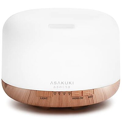 ASAKUKI 500ml Aroma Diffuser, Ultraschall Aromatherapie Diffuser für Ätherische Öle 1