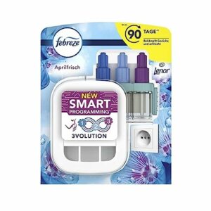 Febreze 3Volution Duftstecker, 1 Stück, Lenor Aprilfrisch, Starterset, Raumduft und Lufterfrischer 2