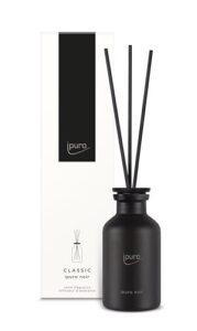 ipuro - Classic Raumduft Noir - 75ml | orientalischer Raumerfrischer mit Rose, Patschuli, Sandelholz, Eukalyptus & Kokosnuss Duft | Diffuser mit Stäbchen | Lufterfrischer für die Wohnung